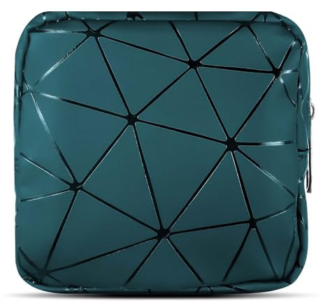 Ymapinc Sac de rangement pour serviettes hygiéniques avec fermeture éclair pour ranger les tampons et le rouge à lèvres, bijoux, clés