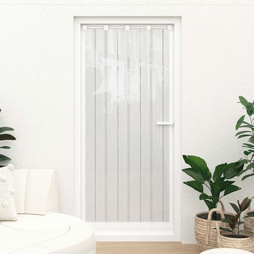 Soleil d’Ocre Charlotte Tenda in voile per porta finestra, da 90 x 200 cm