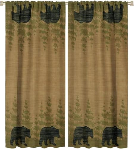 Blickdicht Blackout Vorhang Mit Ösen Schalldämmend Gardinen Polyester 3D Bedruckt Tierbär Für Wohnzimmer Schlafzimmer Kinder Oder Babyzimmer 140X160 cm (B + H) - Bedruckte Verdunkelungsvorh-651513270