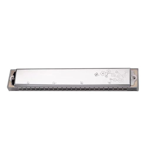 Mundharmonika Tremolo Löcher Professionelle Armonica Transparent ABS Kamm Mundharmonika Musikinstrumente Harfe klassische Mundharmonika(F)