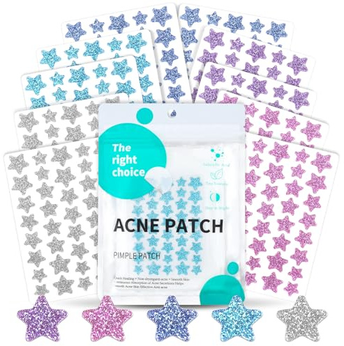 BUTBU Pimple Patches 400 st, knapplapp med olja tea tree salicylsyra, naturlig hydrokolloid akne användning för ansikte, akne, hydrokolloider