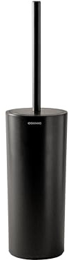 COSMIC Spazzolone WC, Collezione Start, Colore Negro Mate, 37 x 8,3 x 9,1 cm