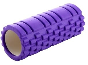 Skumroller skumroller fitness roller yoga fitness set block massage roller yoga block yoga block (lila 30 x 10 cm)