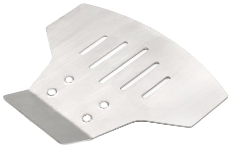 Alomejor Hochwertiges Edelstahl-Chassis-Panzerungsschutz-Set für Slash 2WD 1/10 Ferngesteuertes Auto, Silber