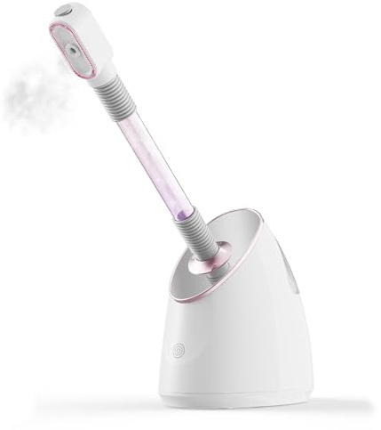 Face Steamer Facial, Professional Nano Ionic Facial Steamer, Warm Mist Humidifier for Cleansing & Skin Moisturising, Home Spa Device for Skincare Routine & Relaxation, Gifts for The Ladies