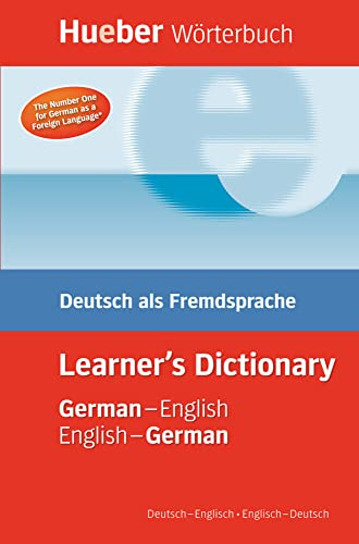 Hueber Wörterbuch Learner's Dictionary: Deutsch als Fremdsprache / German-English / English-German Deutsch-Englisch / Englisch-Deutsch