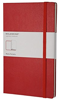 Moleskine Organizer Notizbücher / Fächerbuch / Large / Fester Einband / Rot