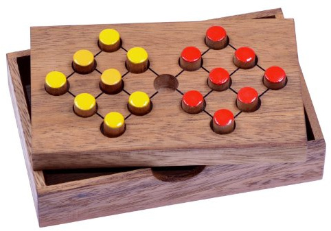 Scambio Otto - Halma - Gioco di pensiero - Gioco di battaglia - Gioco di pazienza - Gioco di logica - Gioco da tavolo in legno