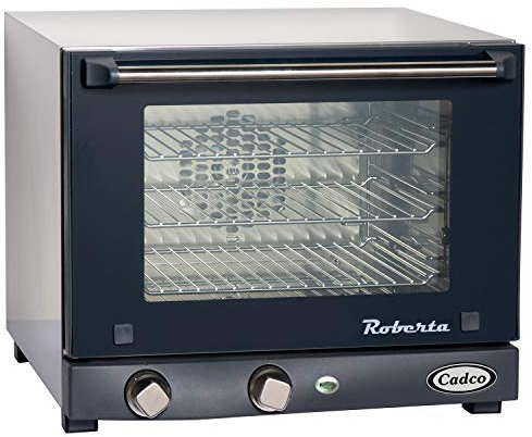 Cadco OV-003 Quarter-Size Commercial Convection Oven, 3 Pan, 120V