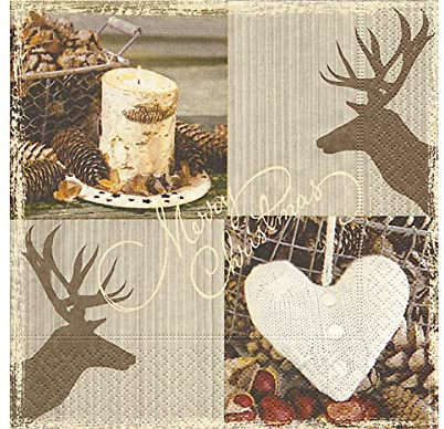 Paper+Design Taschentücher, mehrfarbig, 33 x 33 cm