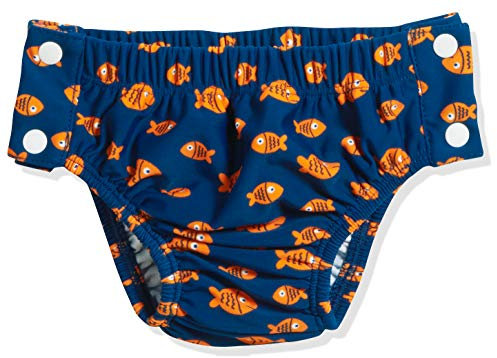 Playshoes Pantaloni Pannolini Con Protezione Uv, Costume da bagno costume da bagno Unisex - Bambini e ragazzi, Coccodrillo Per Bottoni, 62-68