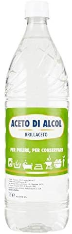 Brillaceto aceto di alcol per pulire e conservare - 6 pezzi da 1 litro [6 litri]