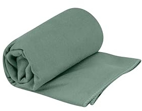 Sea to Summit Drylite Towel, Lightweight Camping and Travel Towel, Small, Sage Green