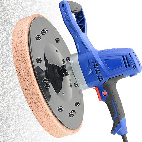 Electric Concrete Cement Mortar Trowel Wall Smoothing Polishing Machine,Adjustable Speed Cement Mortar Trowel,Handheld Wiper Plastering Bucket Trowel Tools