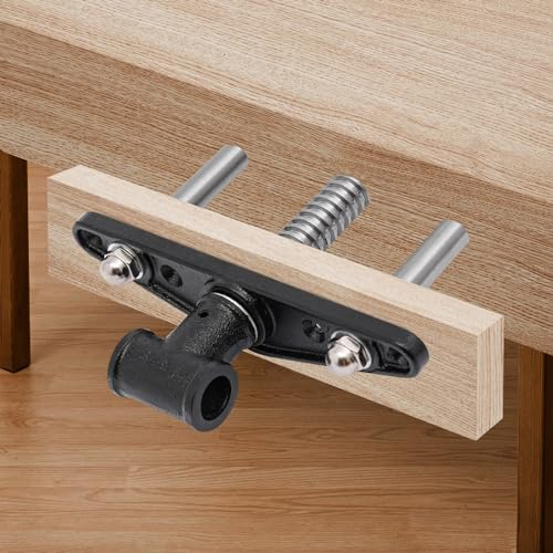 Holzschraubstock, Spannzange für Hobelbank, mit Zangenschlüssel, für Holzarbeiten wie Hobeln, Sägen, Stämmen, Holz Umfasst Halterung Typ: Holzbearbeitung Bank Gewinde-Durchmesser: 25mm