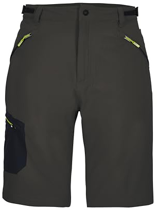 killtec KOS 14 MN SHRTS 41267-000 Men's Functional Shorts, Green Anthracite, 52