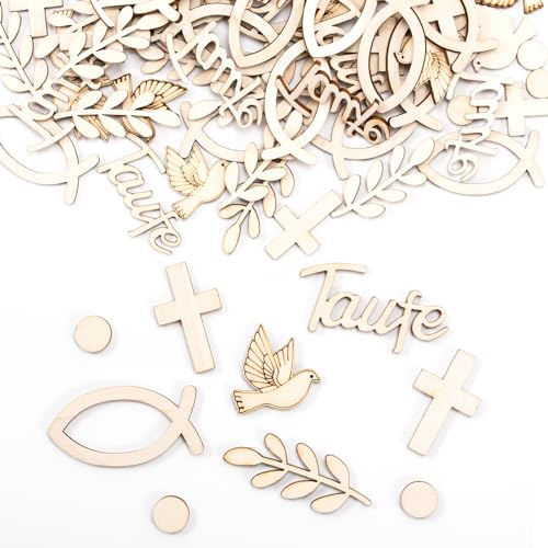 Decorazione per battesimo, decorazione per comunione, decorazione da tavolo, battesimo, ragazza, pesce in legno, per comunione, pesce e pesce, decorazione per cresima, baby shower, decorazione per