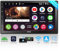 ATOTOEXCEL A6PF Android Double Din Car Stereo - 7“ Fully Laminated Screen Car Radio, DAB+ Ready, Talk with Chatgpt, Wireless Android Auto Carplay, WiFi/Dual BT/USB Tethering, Microphone, GPS Tracker