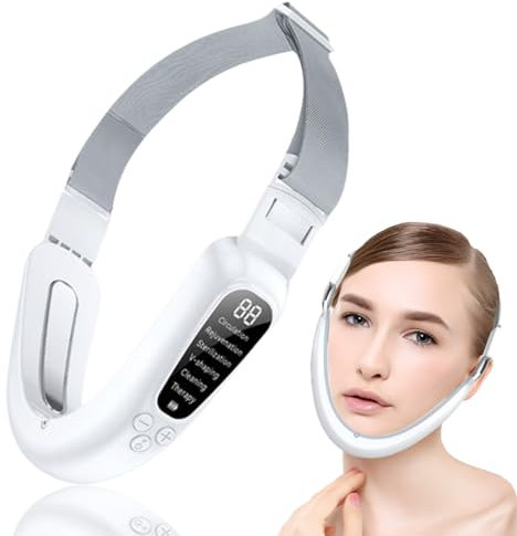 Tomedeks massaggiatore viso Dispositivo Multifunzionale Anti-Rughe Massaggio Viso doppio mento massaggiatore viso lifting fascia doppio mento Regolabile 6 modalità