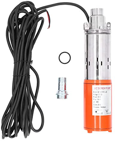 DC Screw Pump Deep Well Solar Submersible High Pressure 12V 30meter High Lift 3SYDC12/S1.5‑30 for Farmland Irrigation