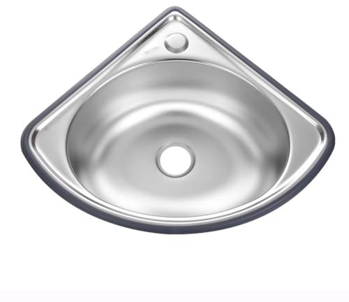 Unterbauspüle, Eckwaschbecken zur Wandmontage, Küchenspülen aus Edelstahl, Küchenspüle mit Ständer, für den Innen- und Außenbereich, Restaurants, Küchen