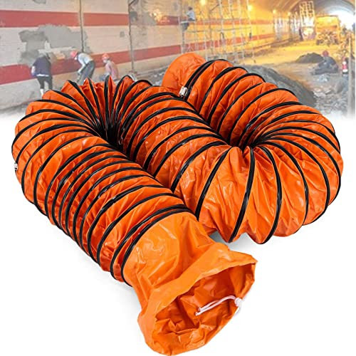 XNXYSMKJ Duct Hosing PVC Flexible ducting,Portable for Exhaust Fan, Ventilation Duct Hose, Industrial Portable Ventilator Extractor Hose (5m Diameter400mm)