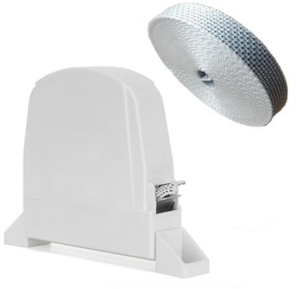 Sxmrmnx Window Shutters Belt Winder Easy Installation Mini Wrap Holder Belt Twine Coil Take Up Easy Install