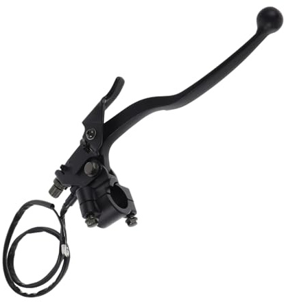 Hemobllo Palanca de Freno Derecha para Atv y Moto Maneta Resistente Compatible con Vehículos Eléctricos y Scooters Fácil Instalación Diseño de Tambor para Control Terrenos Difíciles