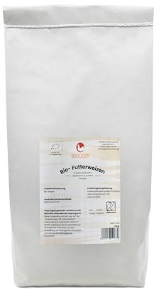 Eivolution Bio Futterweizen - Geflügelfutter Einzelfuttermittel für Hühner und Wachteln aus Kontrolliert Ökologischem Anbau (3 kg)