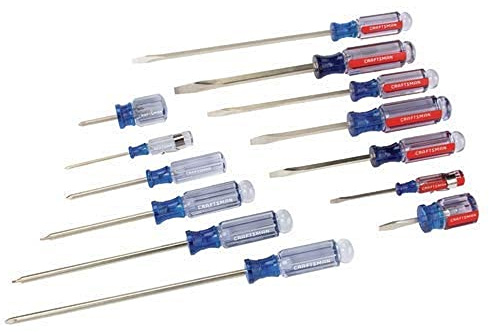 CRAFTSMAN CMHT65045 - Set di cacciaviti, a taglio e a croce, 14 pezzi