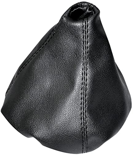 Aerzetix - C57783 - Cuffia soffietto per leva del cambio - compatibile con BMW Serie 3 E90 dal 2005 al 2012 - colore: nero - in pelle sintetica