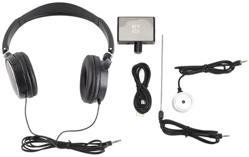 Detector de Fugas de Tuberías de Agua Subterránea Intensificador de Sonido de Alta Resistencia Mejorado con Auriculares para la Construcción del Sitio, AC100-240V (Enchufe de la UE)
