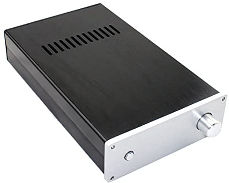 Yheonver VerstäRker GehäUse, LM3886 Vollaluminium VerstäRker GehäUse DIY Audio VerstäRker GehäUse mit Steckdose, 500154758