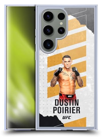 Head Case Designs sous Licence Officielle UFC Carte De Combat Dustin Poirier Coque en Gel [Protection de Qualité Militaire] Compatible avec Samsung Galaxy S24 Ultra 5G Et Compatible avec MagSafe