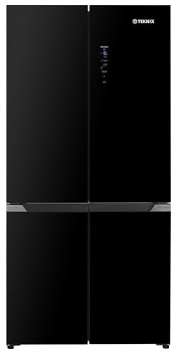Teknix TMD19091SIBI Multi Door Fridge Freezer - Freestanding with 503 Litre Capacity - Frost Free - Metal Tech Cooling - Flush Finish - Stainless Steel, H190.0 x W91.0 x D60.0 (cm)