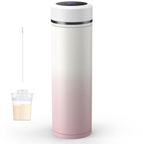 Bellababy Portable Cooling Bottle Maker Kit, Can Be Fed in 2 Minutes, Easy to Carry for Outdoor,Includes Cooling Bottle Maker + Vacuum Cup +1 Powder Dispenser