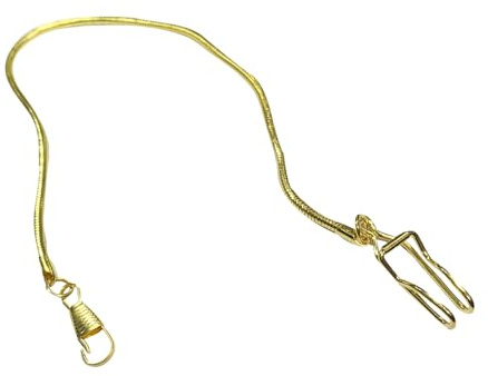 Holibanna Taschenuhrkette für freundinen metallkette Taschenuhr-Accessoires Taschenuhrzubehör Kettengürtel Panzerkette Bausatz Handtaschenkette Jeansgürtelketten Golden