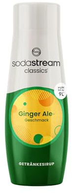 SodaStream Classics Ginger Ale - Sirop - Préparé en quelques secondes et toujours frais - Donne environ 9 litres - Bouteille de 440 ml - 1 pièce