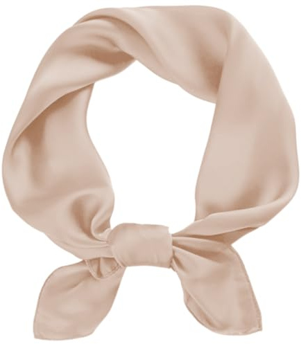 BSBUY Fyrkantig satinsilkesscarf vanlig halsduk, lätt vanlig bandana wrap fyrkantig stor fyrkantig satin huvuddukar hår, tillbehör klassisk hårhalsduk för 50-talet 60-talsstil bröllop alla hjärtans