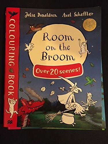 Room on the Broom Colouring Book with over 20 scenes!