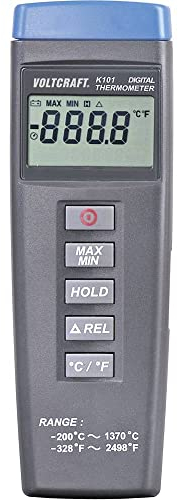 VOLTCRAFT K101 Appareil de mesure de température -200 - +1370 °C sonde K