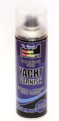 Clear Yacht Varnish Spray Exterior Interior Waterproof 250ml All Purpose (3 Pack)