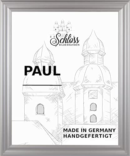 Schloss BILDERRAHMEN Paul 50x70 cm, Dekor Silber
