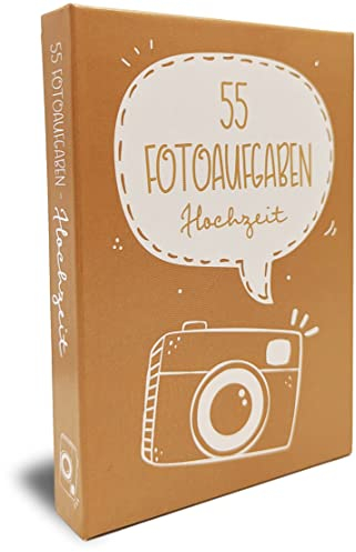 Sophies Kartenwelt Hochzeitsspiel Selfie - 55 Postkarten mit lustigen Fotoaufgaben - Hochzeitsgeschenk und kreative Alternative zum Gästebuch - Kreatives Spiel für Gäste