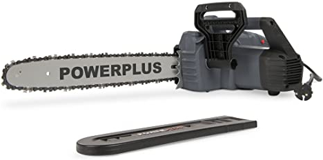 Powerplus Motosega elettrica POWEG10110 - Potatura elettrica da 2200 W, guida da 400 mm, lubrificazione automatica della catena, utensili da giardino
