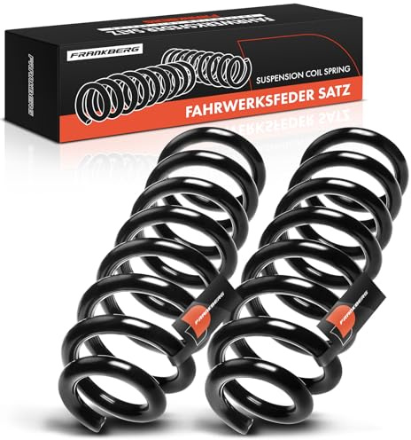 Frankberg 2x Federn Fahrwerksfeder Hinterachse Kompatibel mit Q7 4LB 3.0L 2006-2015 Q7 4MB 4MG 3.0L 2015-2019 Replace# 7L8511115AR