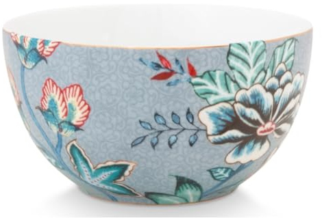 Pip Studio Flower Festival Bowl Light Blue 12 cm