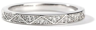 Jeulia Bague de fiançailles en Argent Sterling 925 pour Lui et Elle, Bague de Mariage au Design Classique, Bague de Mariage en Zircone, Bague d'amitié (Bague femme, 62(19.8))