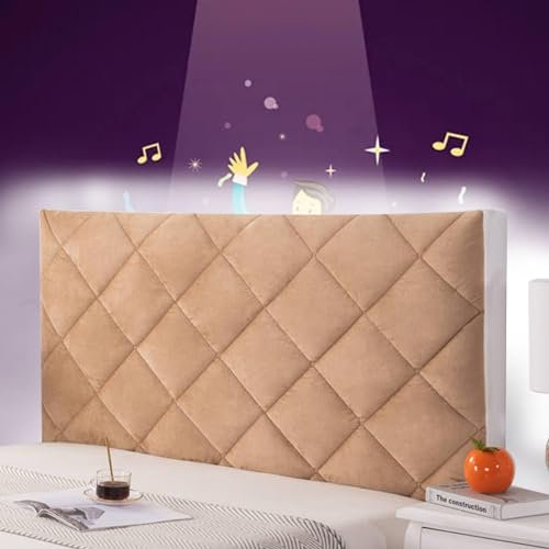 Generisch Bett kopfteil bezug Einzelbett-Kopfteilbezug 100 cm gepolsterter Doppelbett-Kopfteilbezug Lesekissen Einzelbett-Kopfteilbezug schützender Kopfteilbezug für die Bettdekoration Pink-160 cm