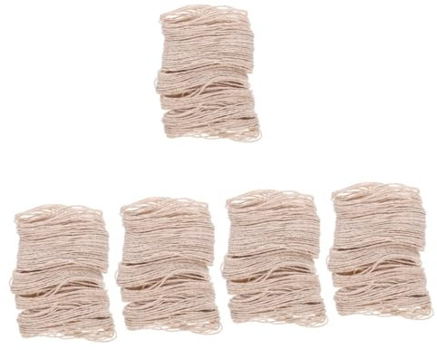 ABOOFAN 5 Pz Zongzi Che Fa Il Filo Corde Di Cotone Da Cucina Spago Di Opere D'arte Corde Per Imballaggio Di Salsicce Filo Di Cotone Per Salsiccia Spago Da Macellaio Corda Di Cotone Beige